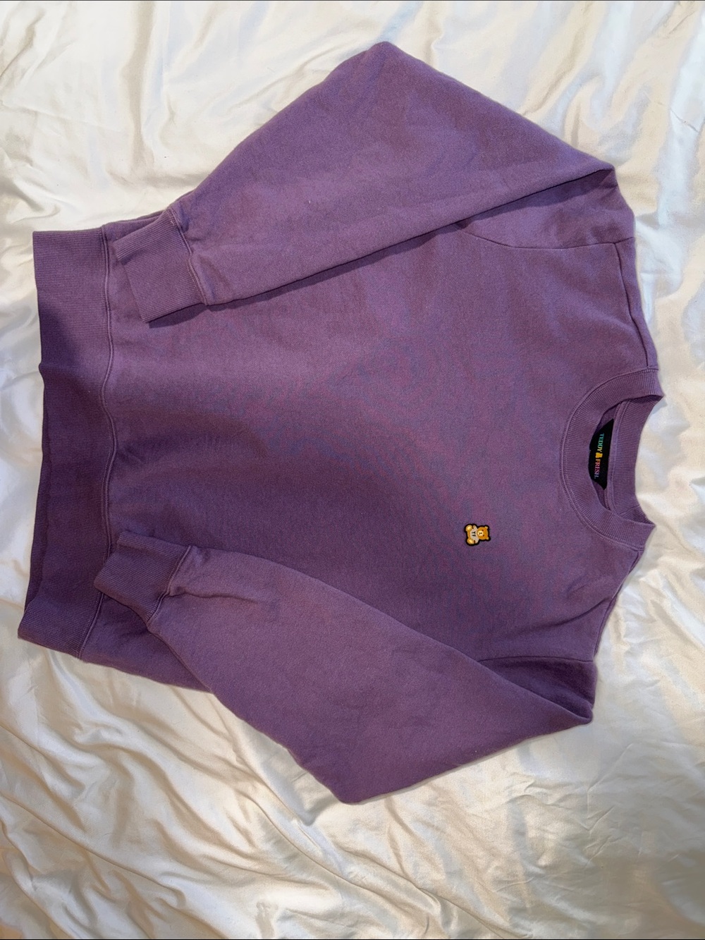 Teddy Fresh Purple Crewneck Size Small Like New